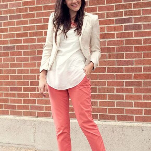 J. Crew Hayden Kickout Cotton Stretch 0P NWOT - Picture 4 of 9